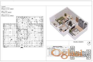 Dvosoban stan 46 m², Telep, Novi Sad, 4/5 sprat! Sa pdv-om!
